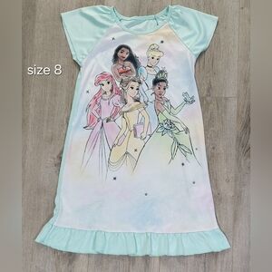 Disney Pastel Princess Nightgown with Ruffle Hem